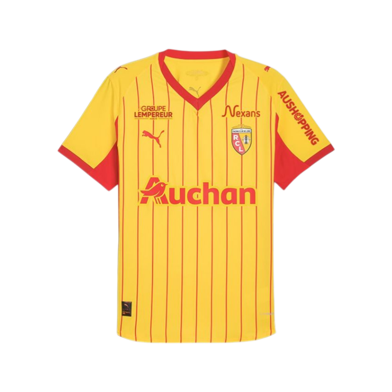 Maillot RC Lens Domicile 2026 – Jaune & Rouge Officiel